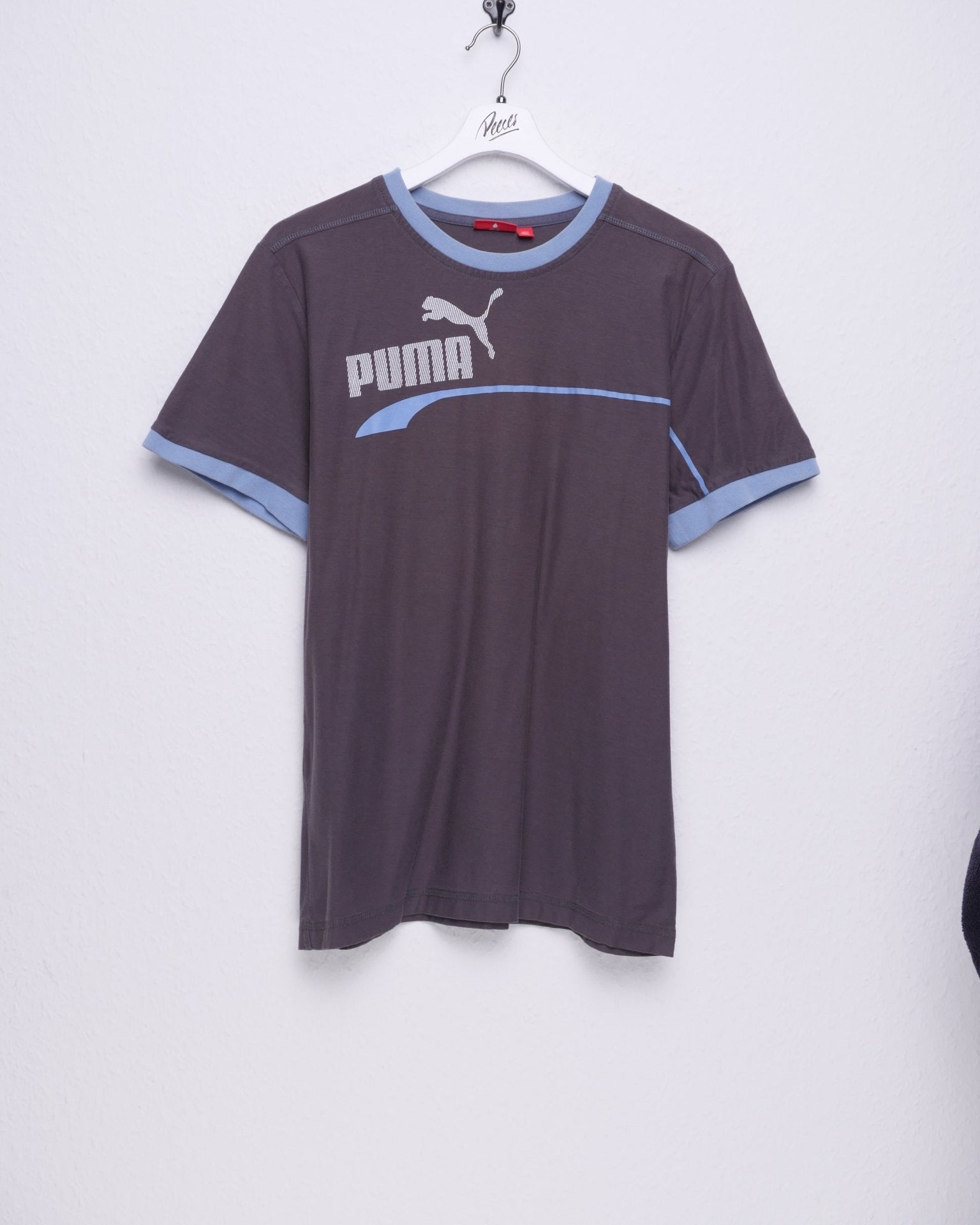 puma printed Spellout two toned Shirt - Peeces