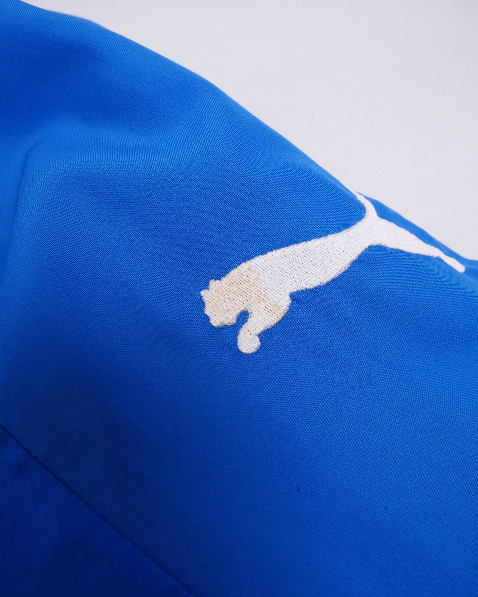puma Soccer embroidered Logo blue Track Jacket - Peeces