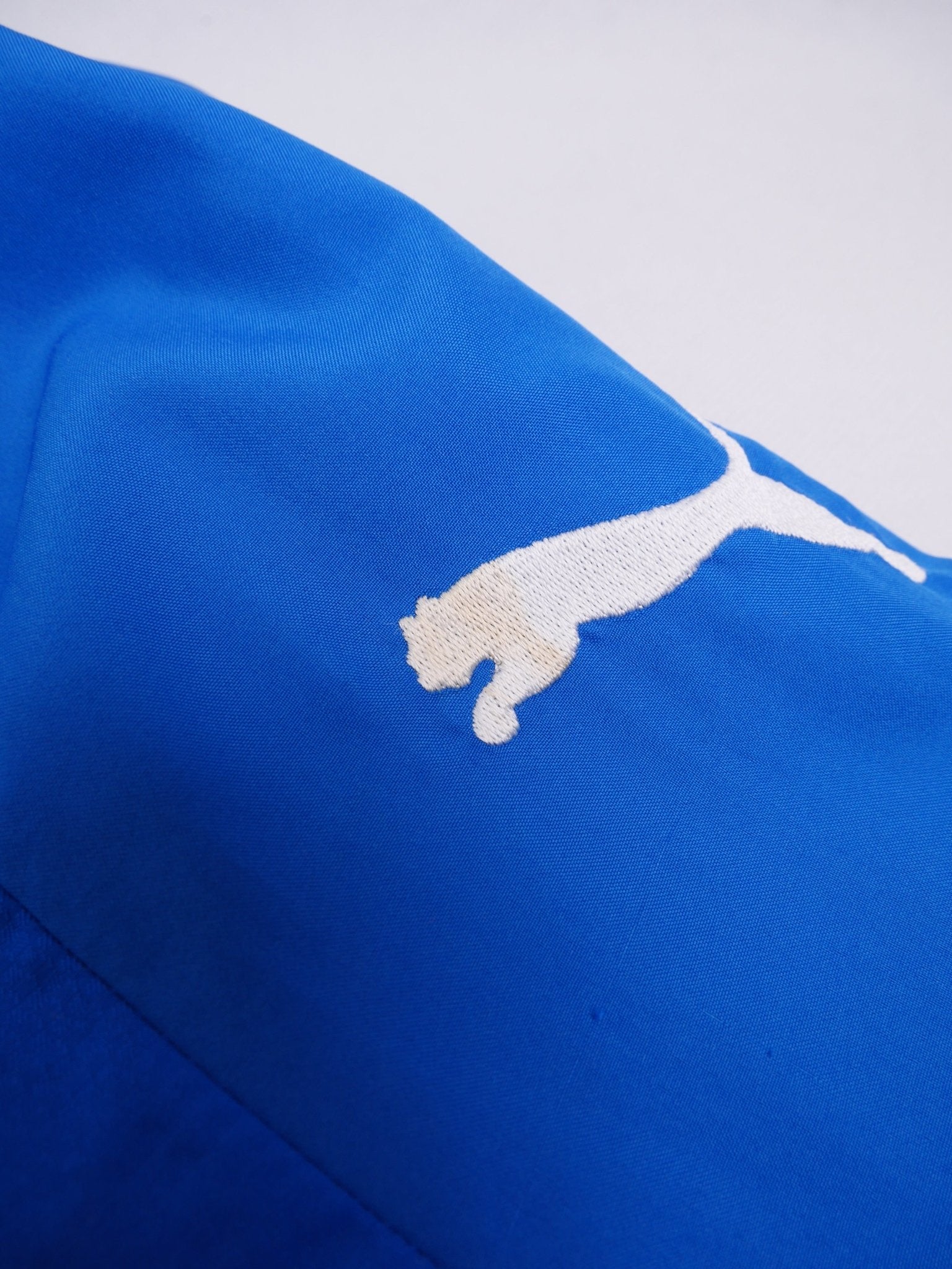 puma Soccer embroidered Logo blue Track Jacket - Peeces
