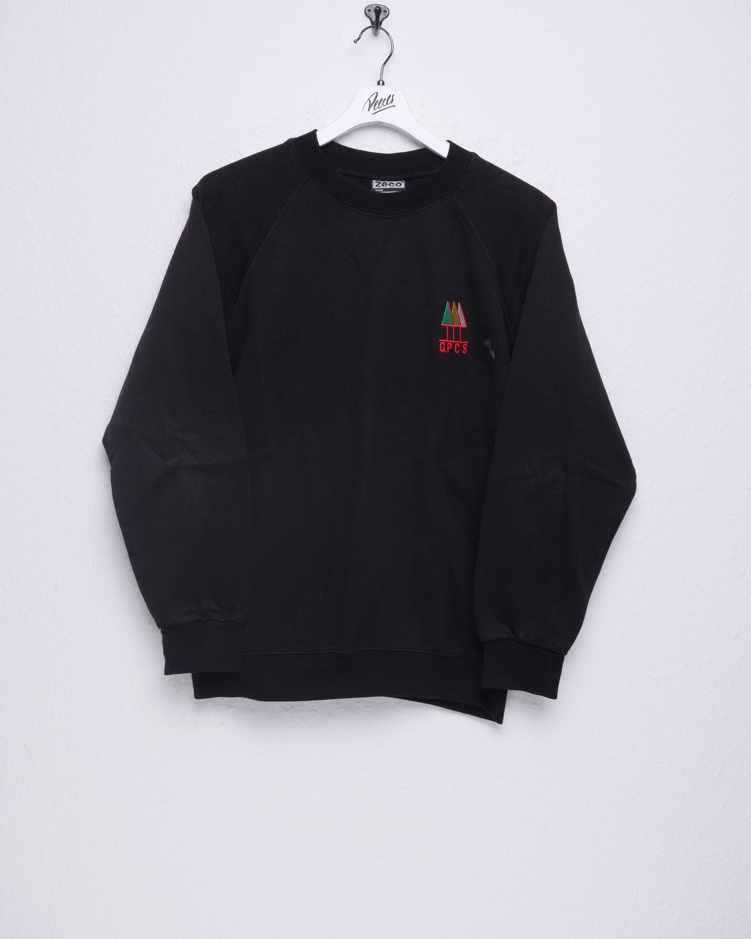 QPCS embroidered Logo black Sweater - Peeces