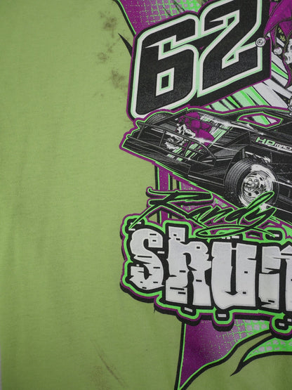 Racing Randy Shuman printed Graphic green Shirt - Peeces