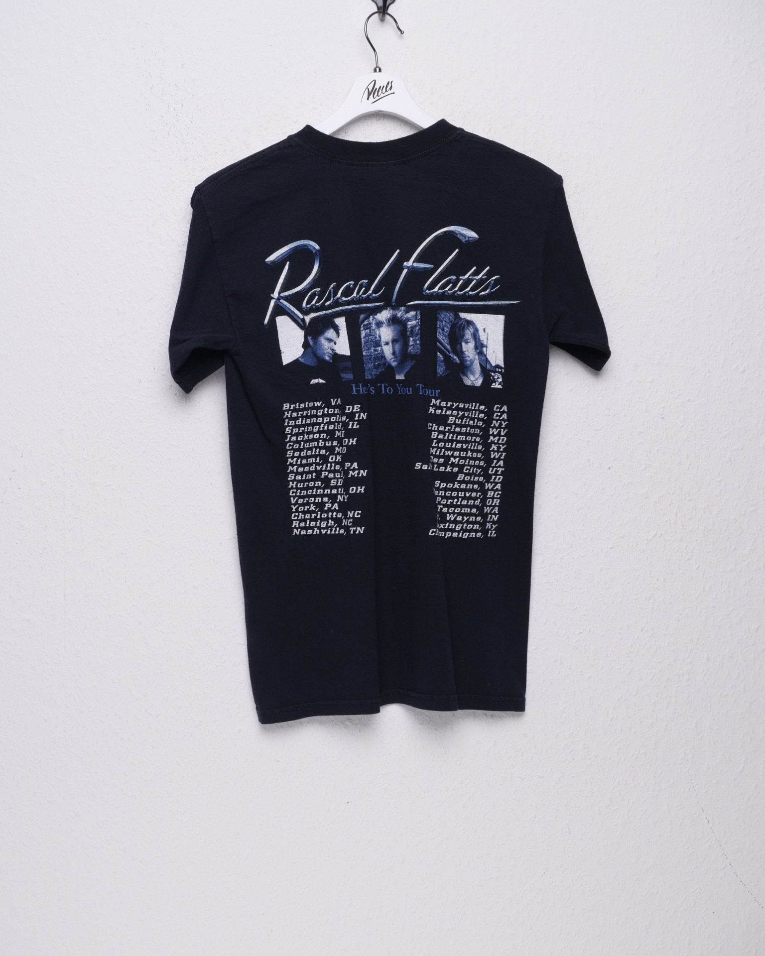 Rascal Flatts printed graphic black Shirt - Peeces