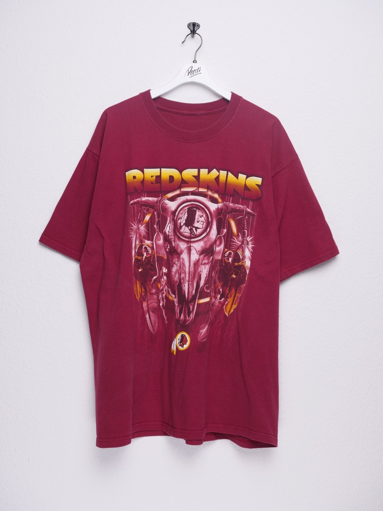 Redskins printed Graphic red Shirt - Peeces