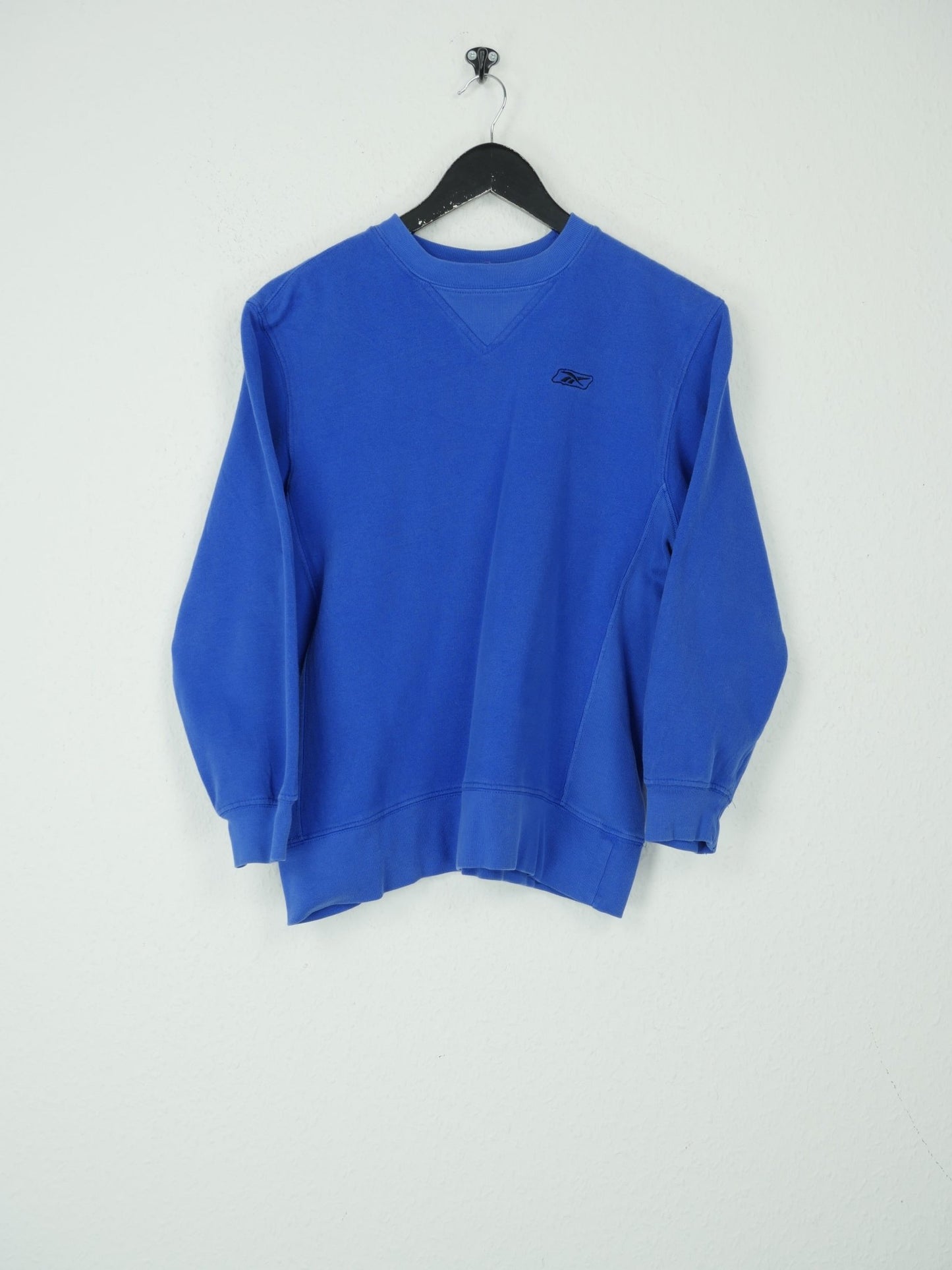 Reebok embroidered Logo Vintage washed blue Sweater - Peeces