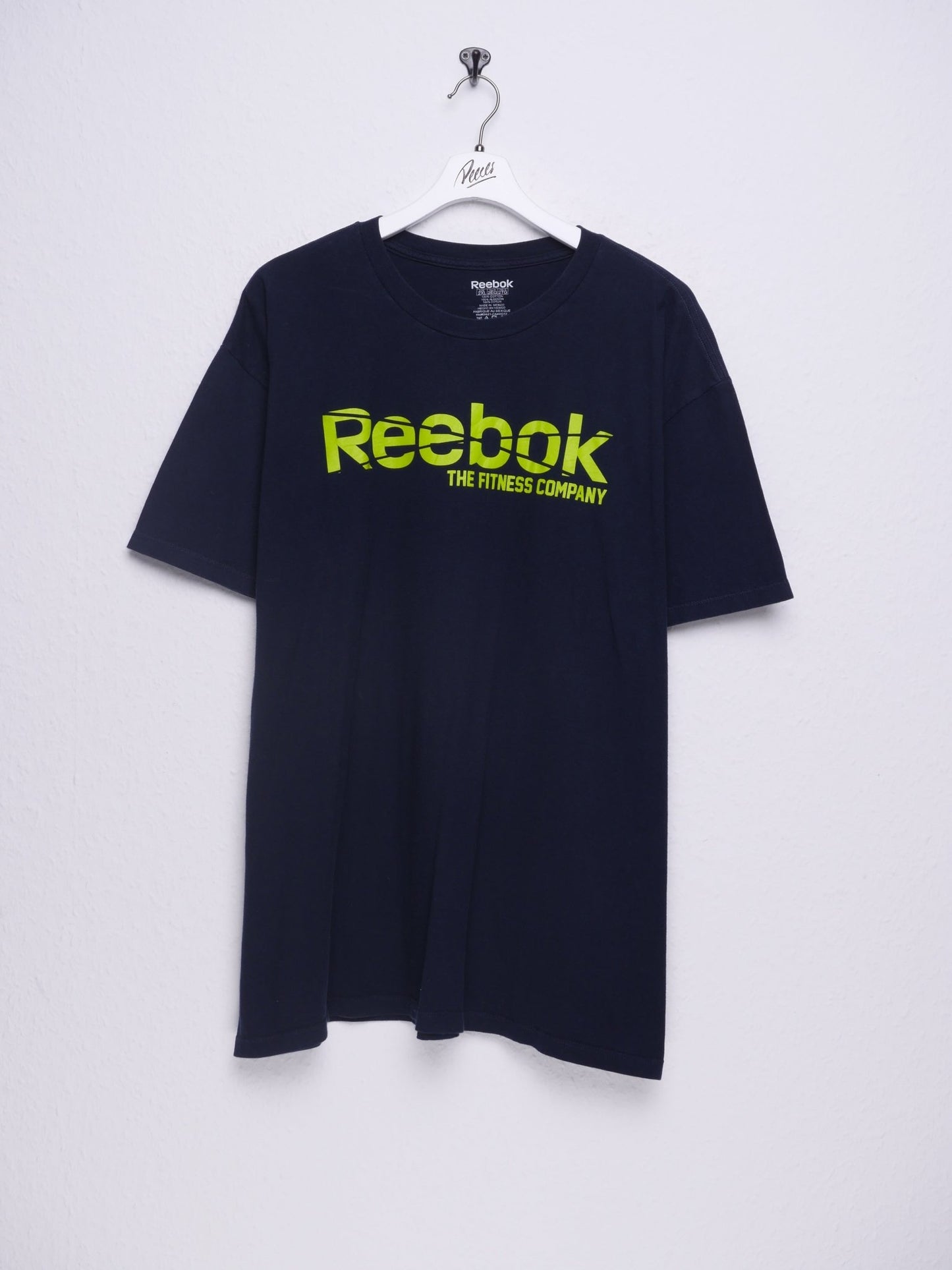 reebok printed Logo navy Shirt - Peeces
