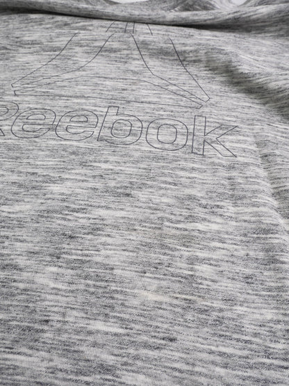 Reebok printed Spellout grey Sweater - Peeces