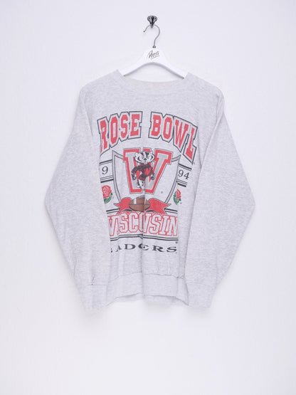 Rose Bowl 1994 Wisconsin Badgers printed Logo Sweater - Peeces