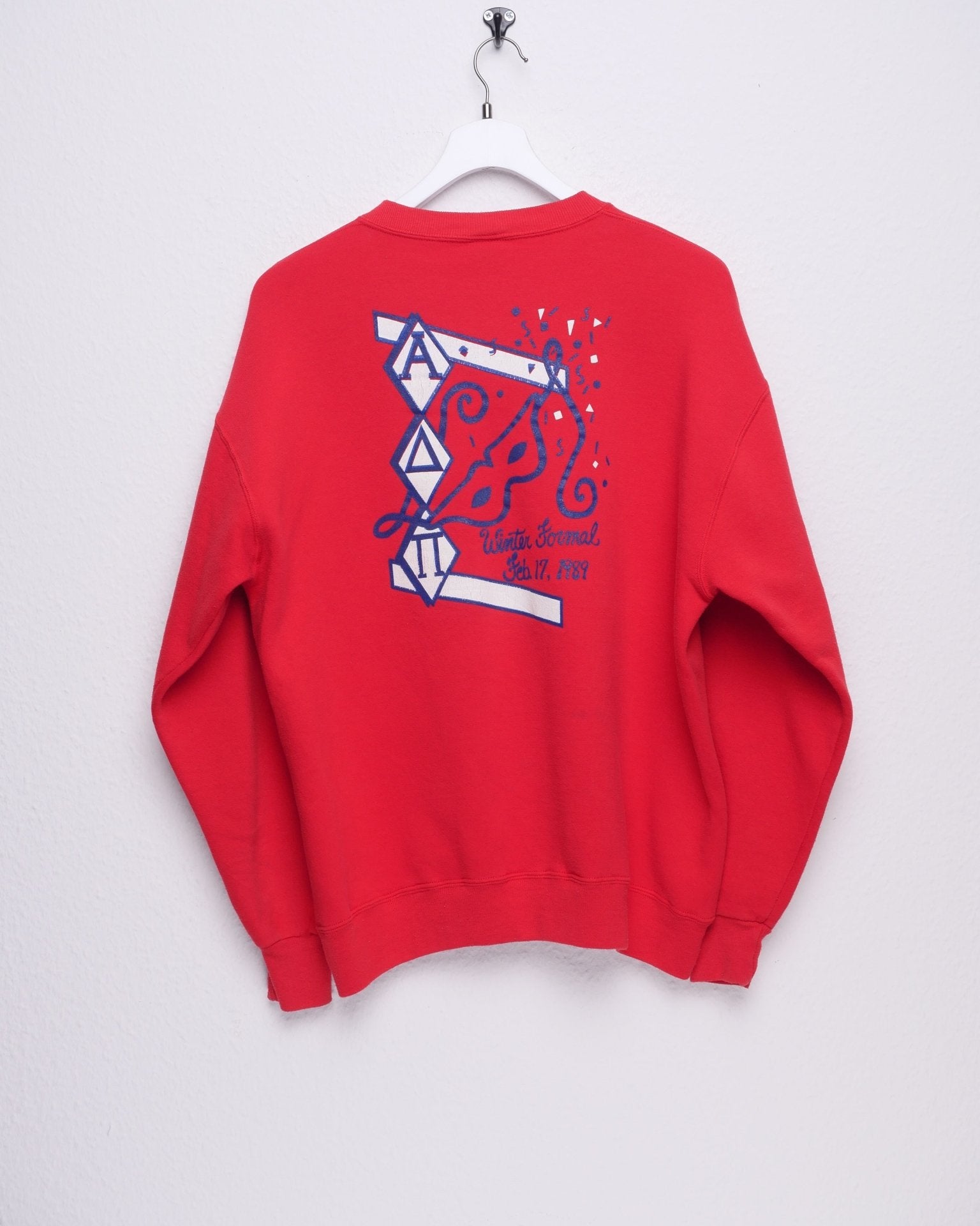 Russell Athletic Alpha Delta Phi 1989 printed Logo Vintage Sweater - Peeces