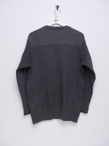 Safety embroidered Logo dark grey Sweater - Peeces