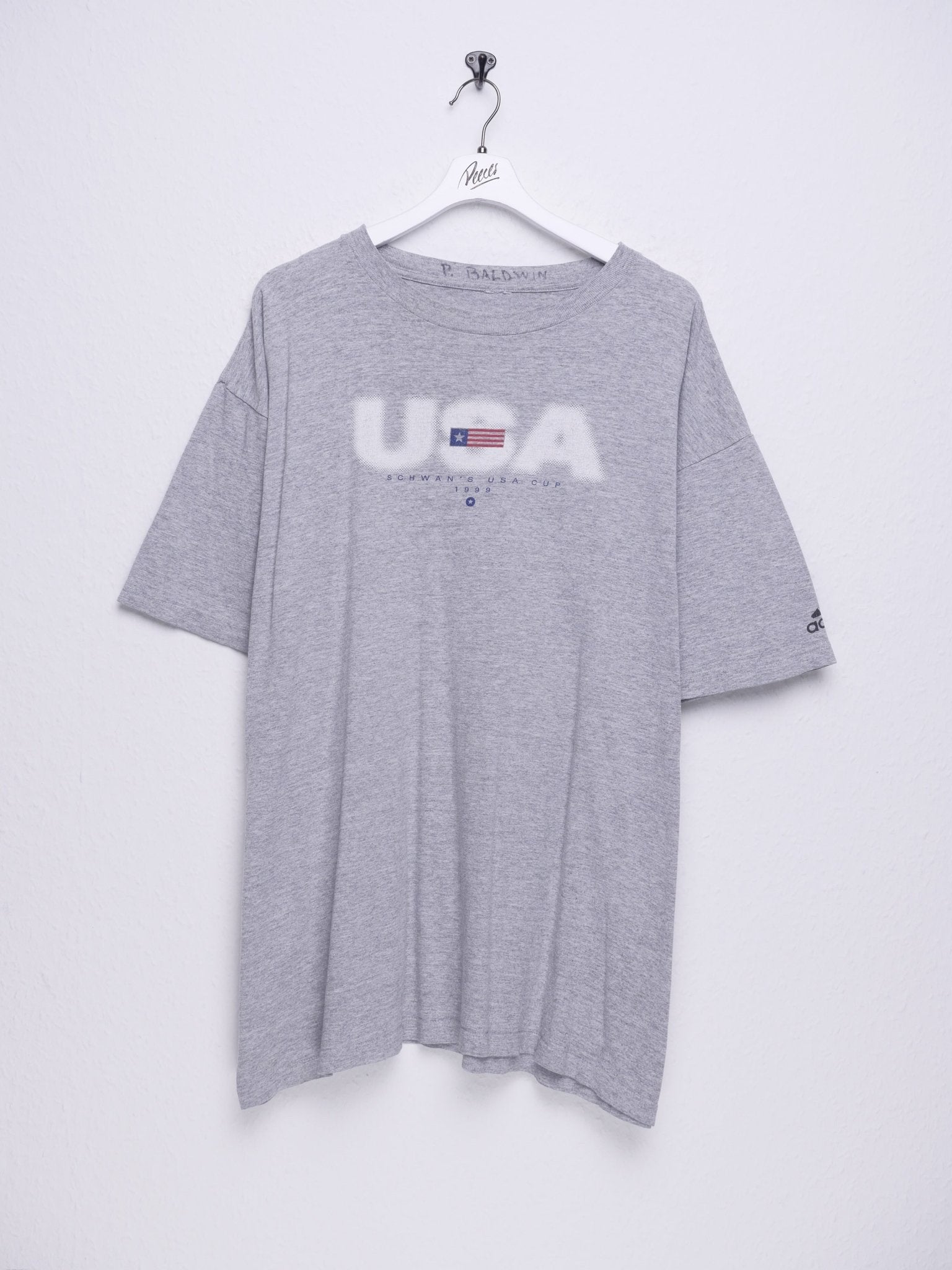 'Schwan's USA Cup 1999' printed Graphic grey Shirt - Peeces