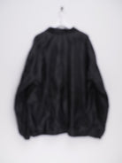 Security Officer patched Logo black buttoned Jersey Jacke - Peeces