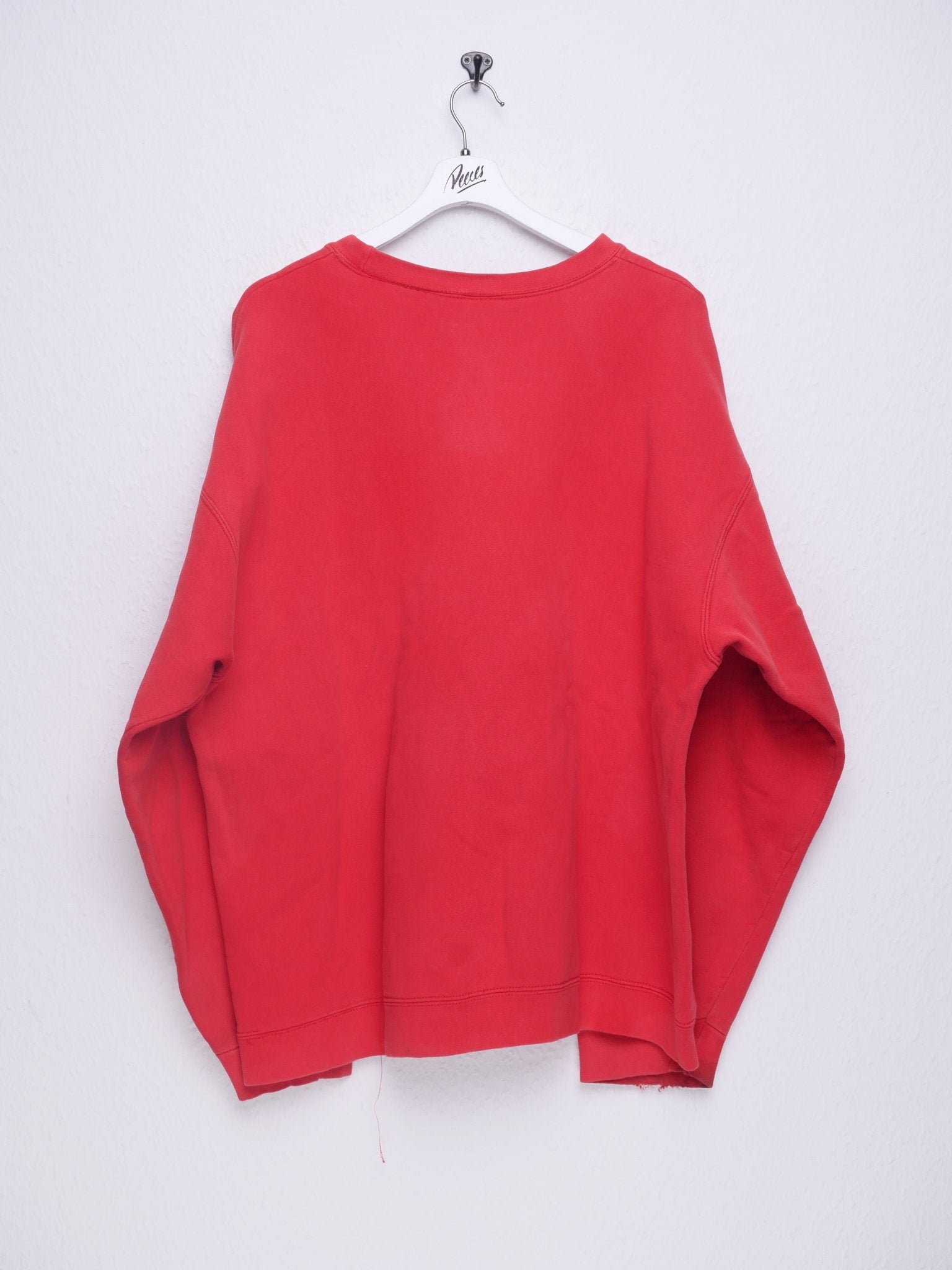 Shoppers Supply embroidered Spellout red Sweater - Peeces