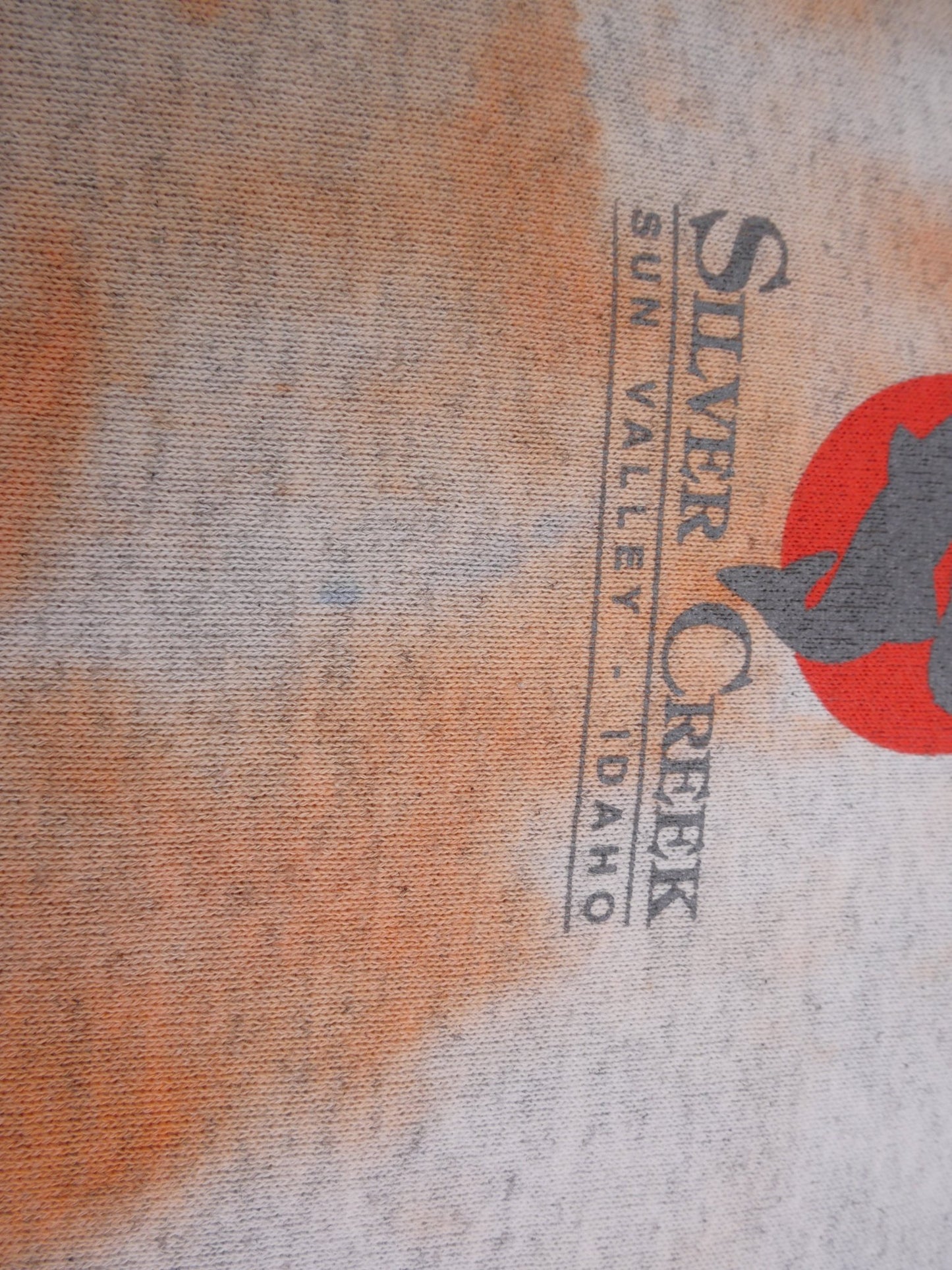 Silver Creek printed Log tie dye Sweater - Peeces