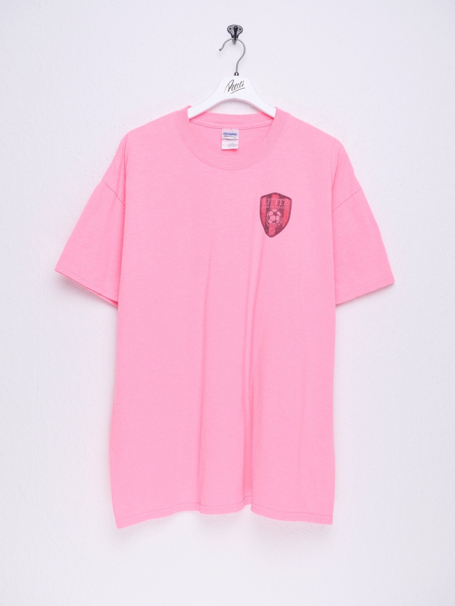 Soccer Lititz Pennsylvania printed Logo neon pink Shirt - Peeces