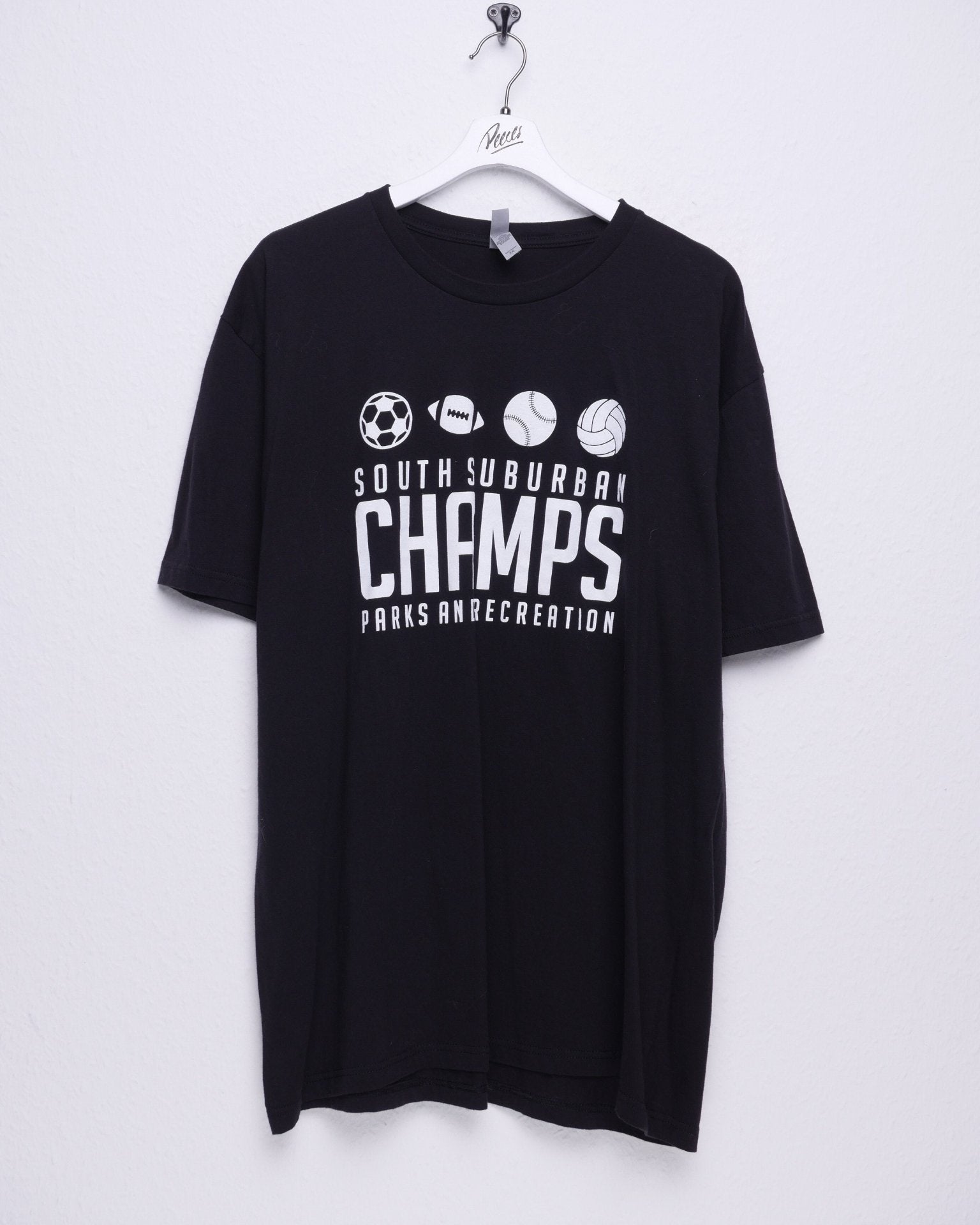 South Suburban Champs printed Spellout Vintage Shirt - Peeces