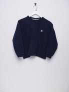 Starter embroidered Logo navy Sweater - Peeces