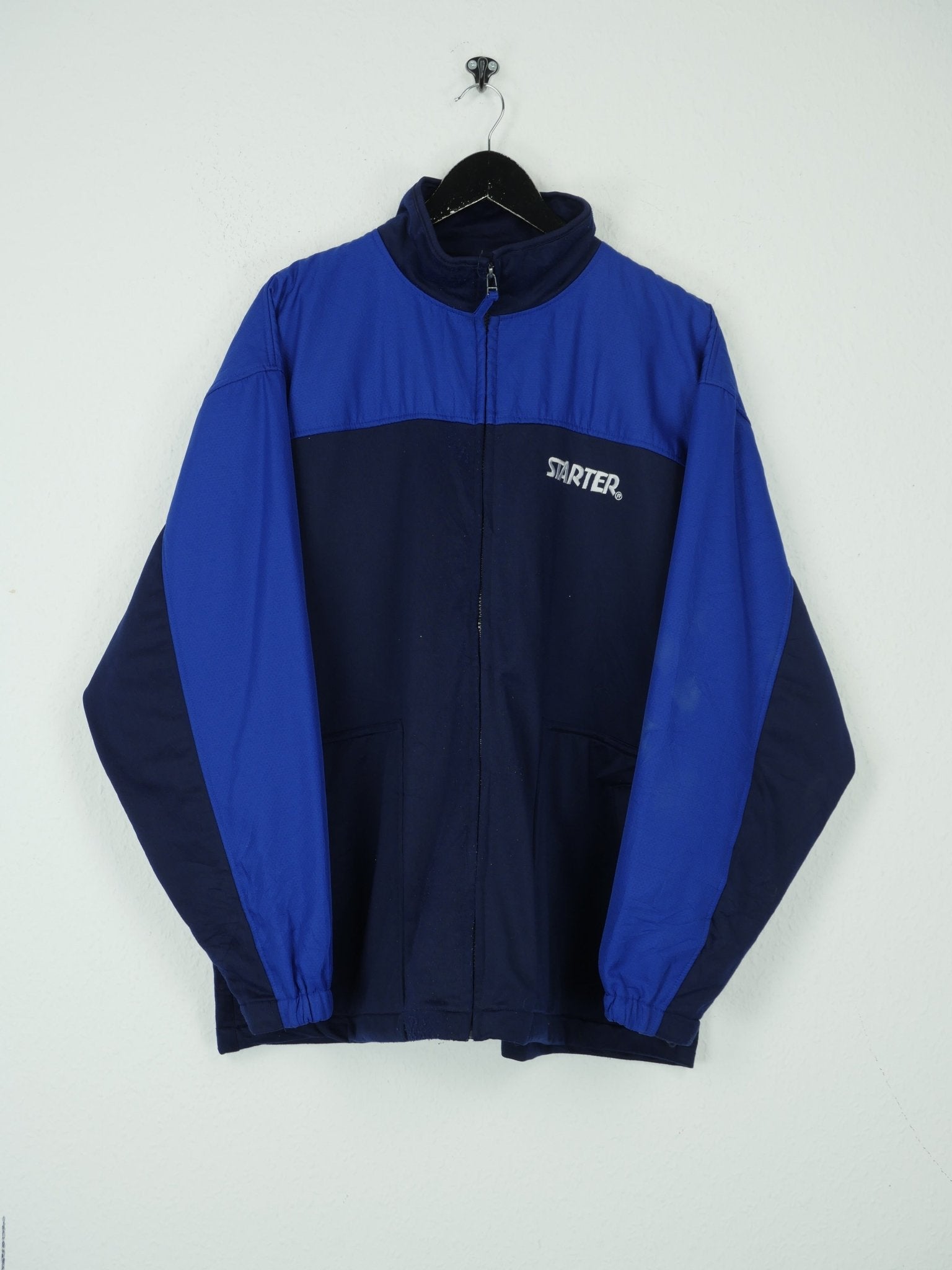 Starter embroiered Logo blue Track Jacket - Peeces