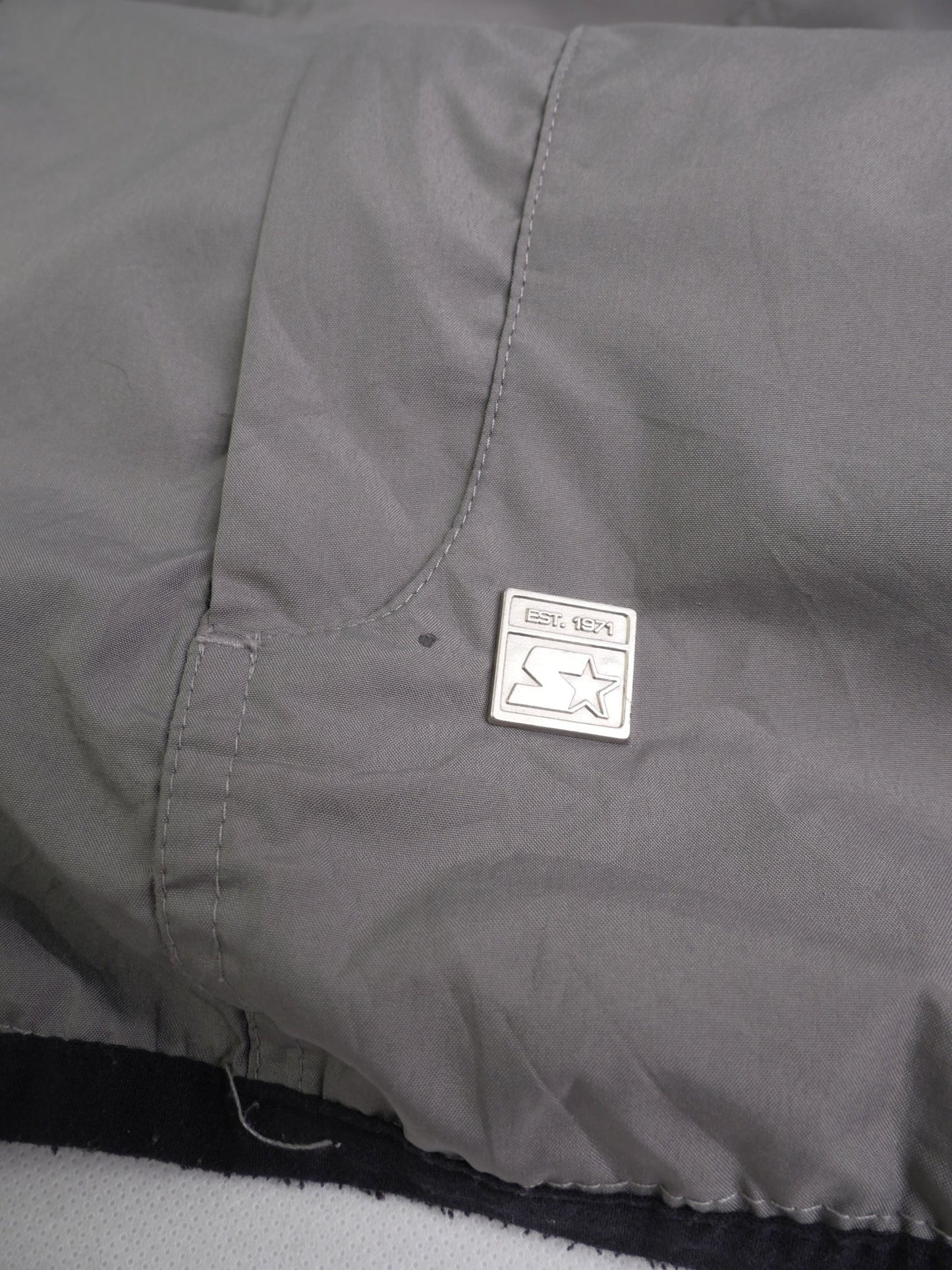 Starter patched Logo basic grey Track Jacket - Peeces
