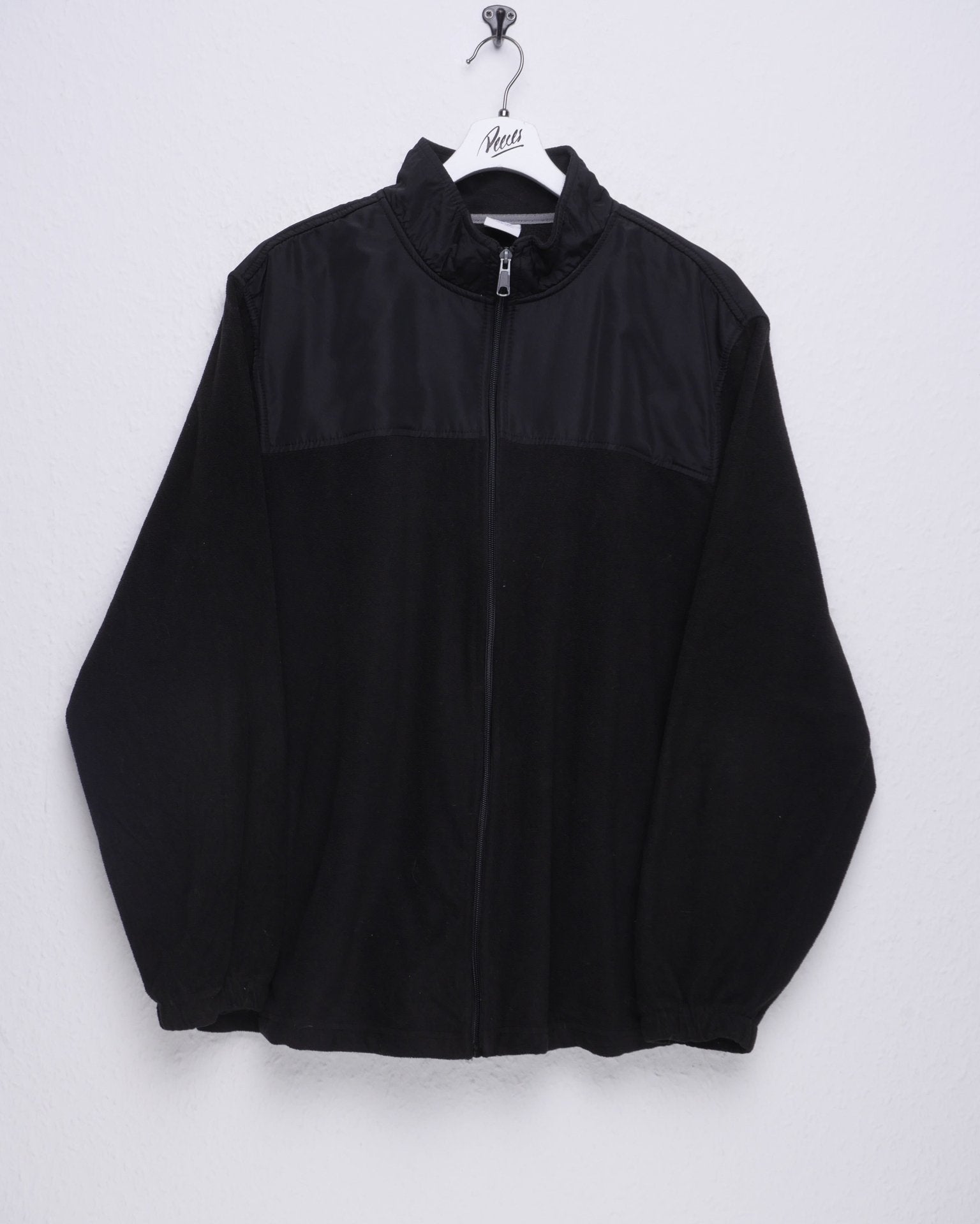 Starter plain black Vintage Fleece Zip Sweater - Peeces