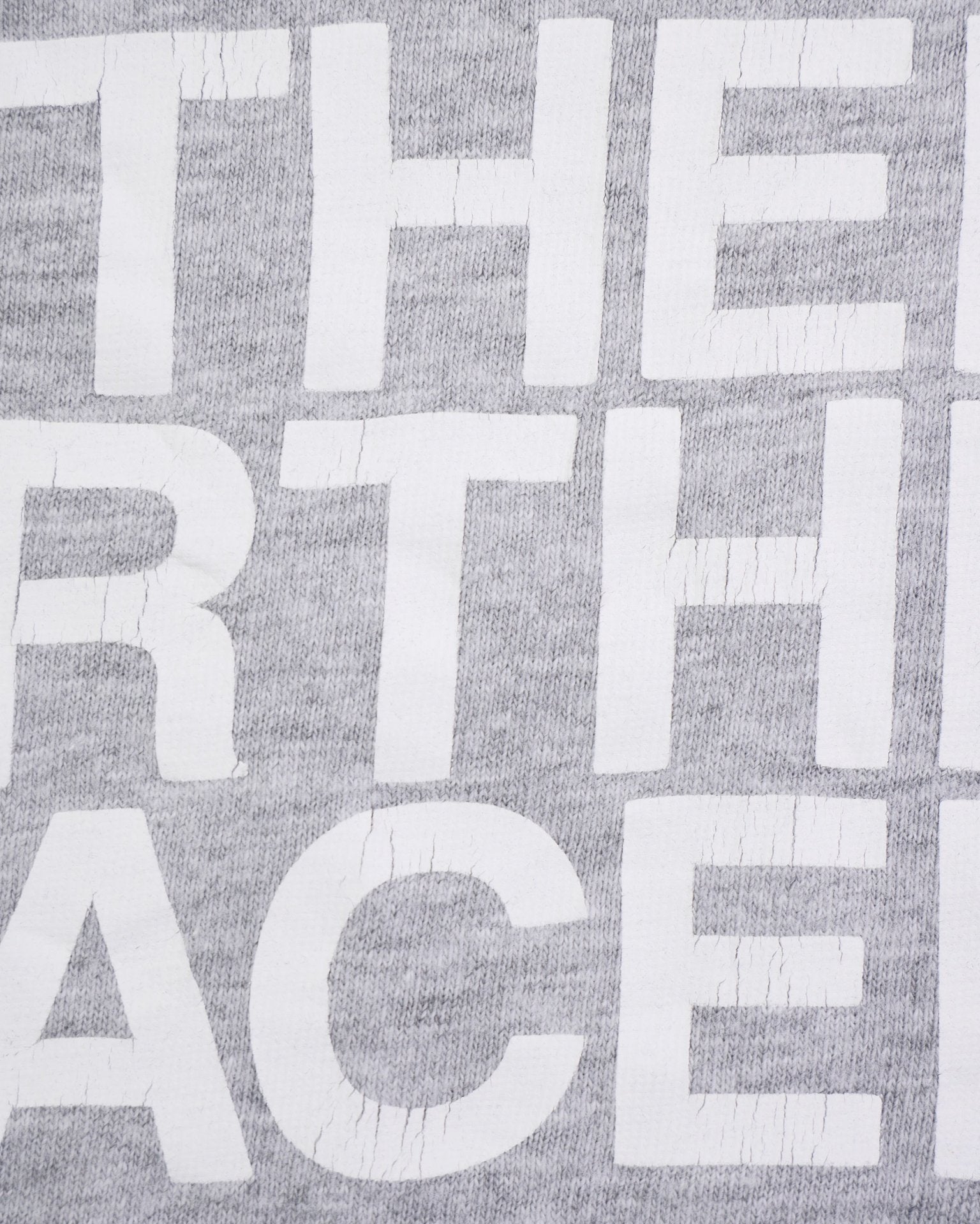 tnf printed Logo grey Shirt - Peeces