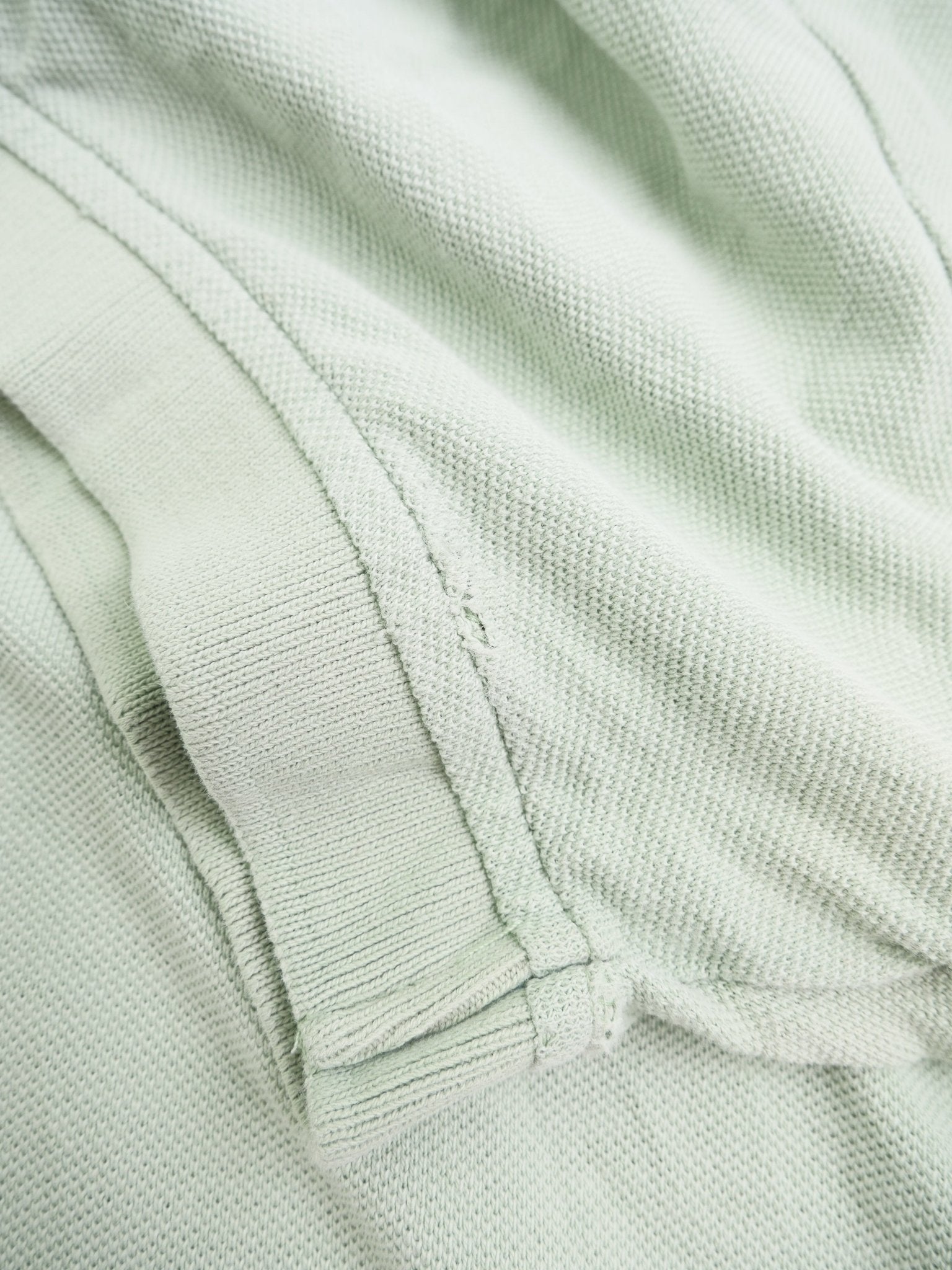 tommy embroidered Logo light green Polo Shirt - Peeces