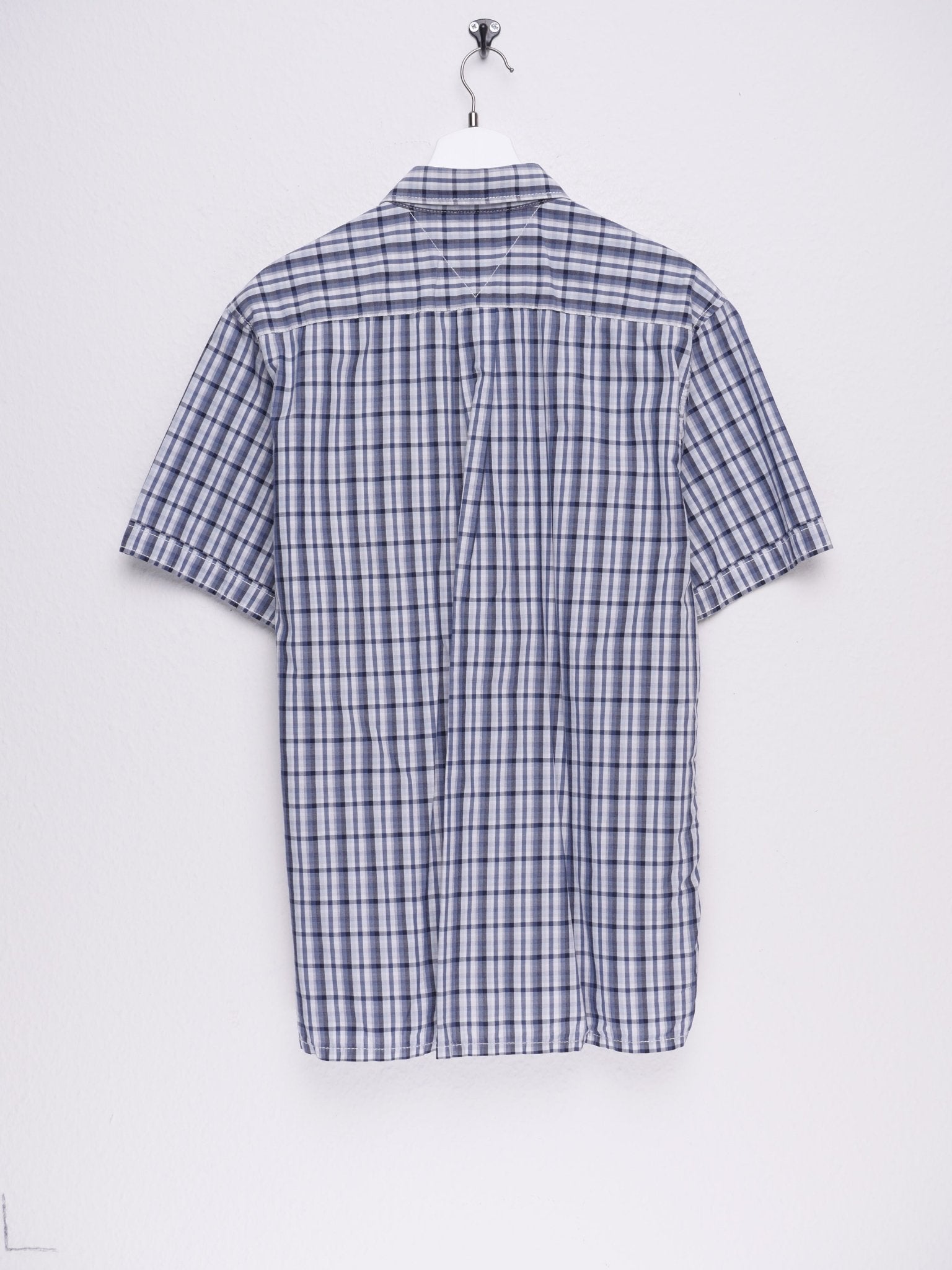 Tommy Hilfiger embroidered Logo checkered S/S Button Down - Peeces