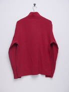 Tommy Hilfiger embroidered Logo red Half Zip Sweater - Peeces