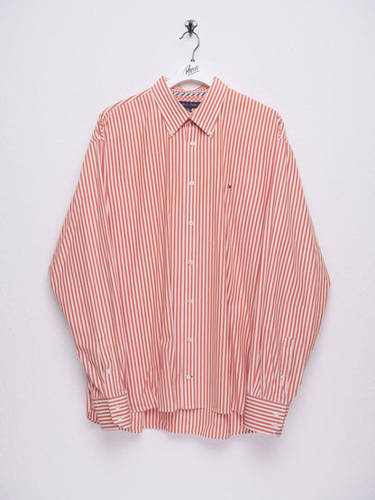 Tommy Hilfiger embroidered Logo striped Button Down - Peeces