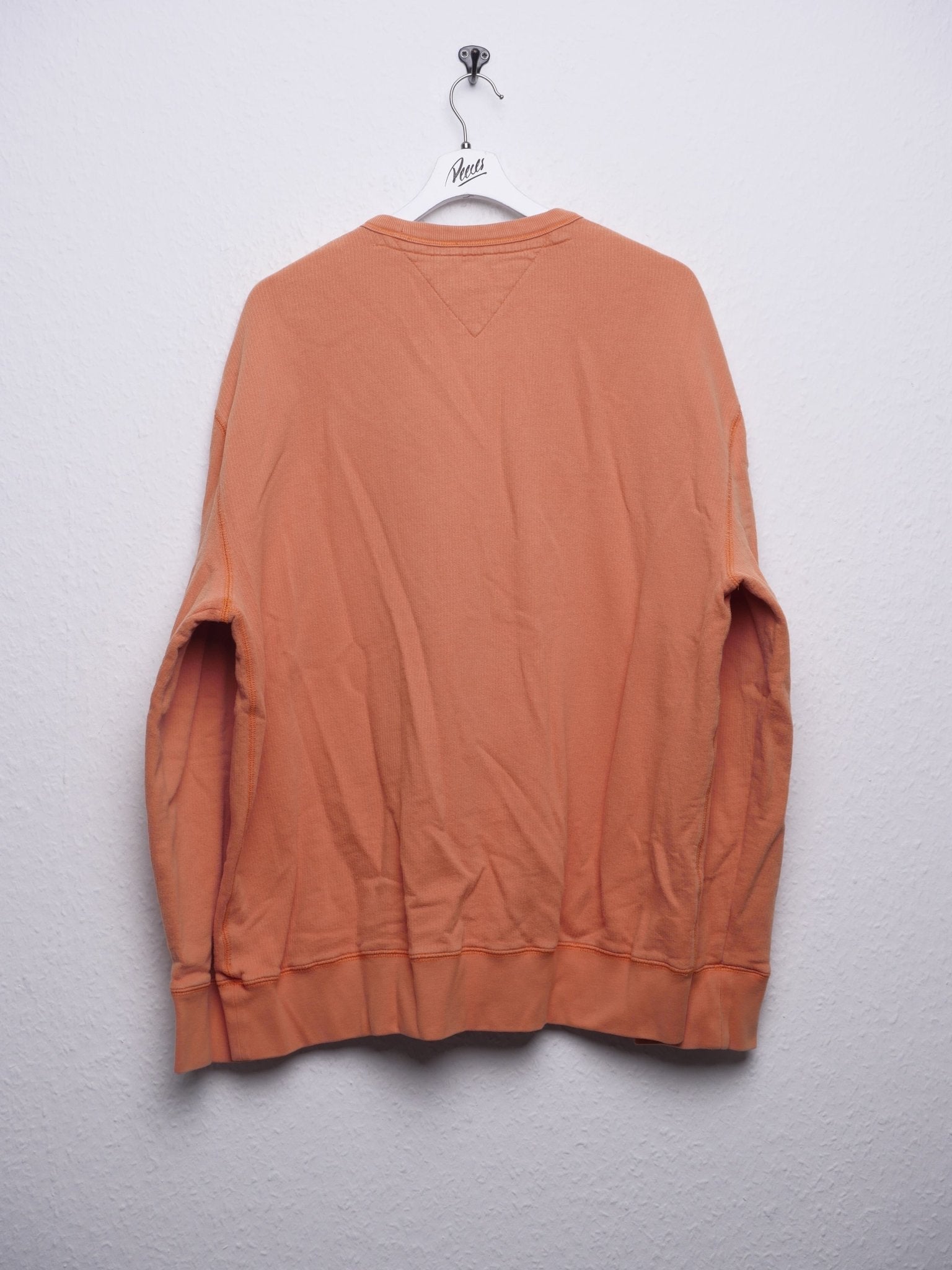 Tommy Hilfiger embroidered Logo Vintage light orange Sweater - Peeces
