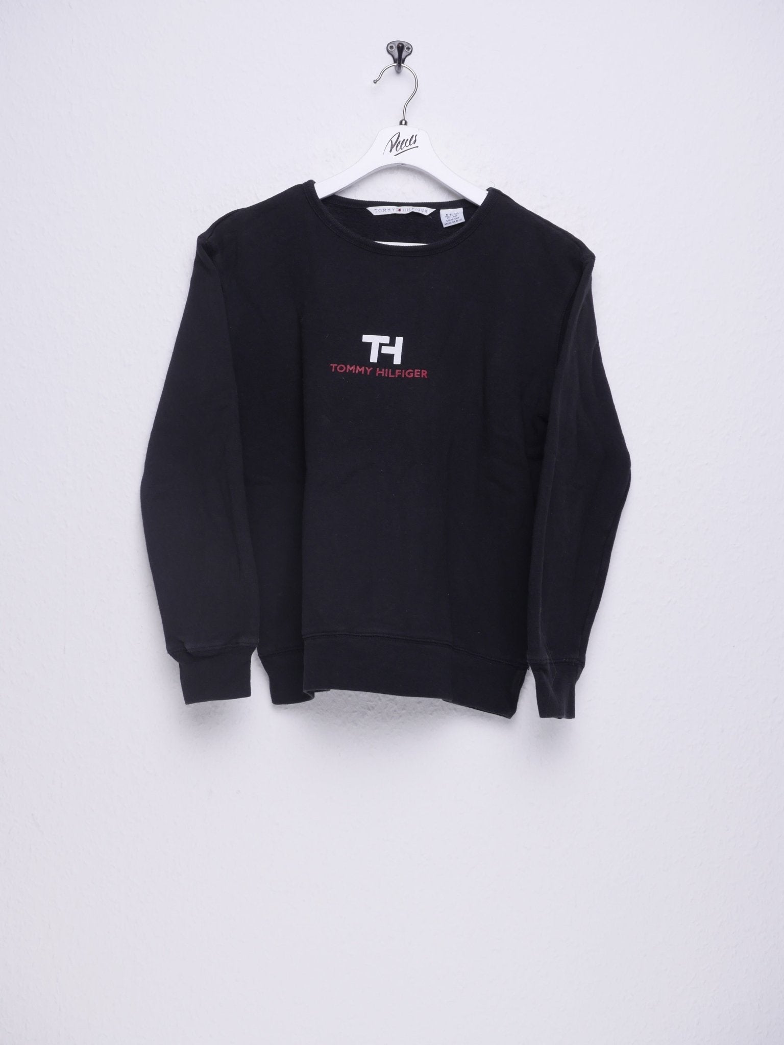 Tommy Hilfiger printed Logo black Sweater - Peeces
