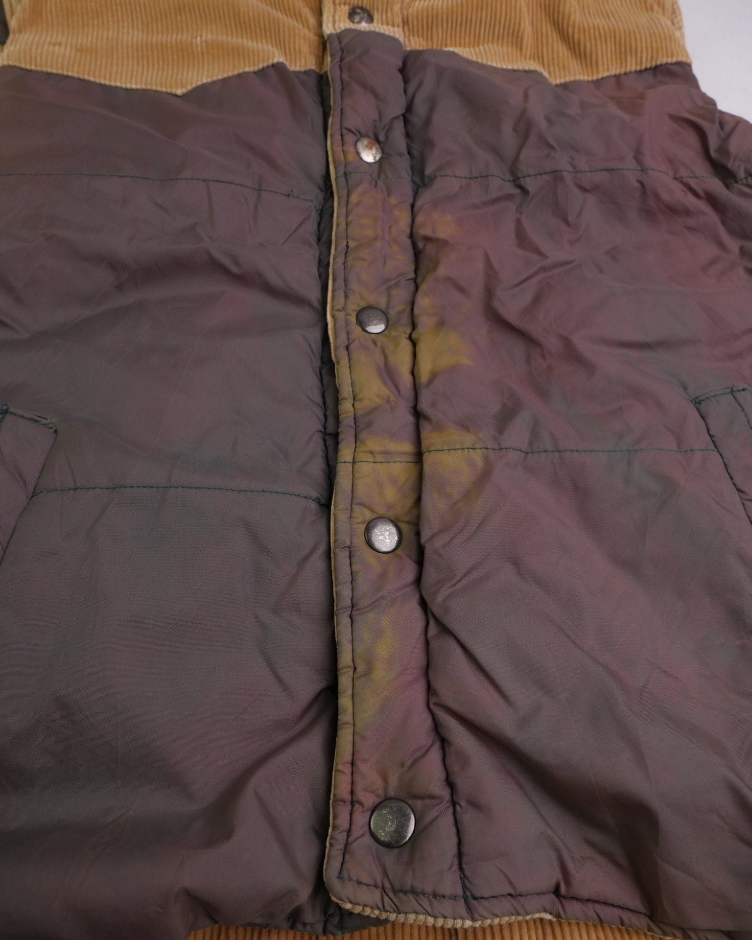 Two toned Corduroy Vintage Vest Jacke - Peeces