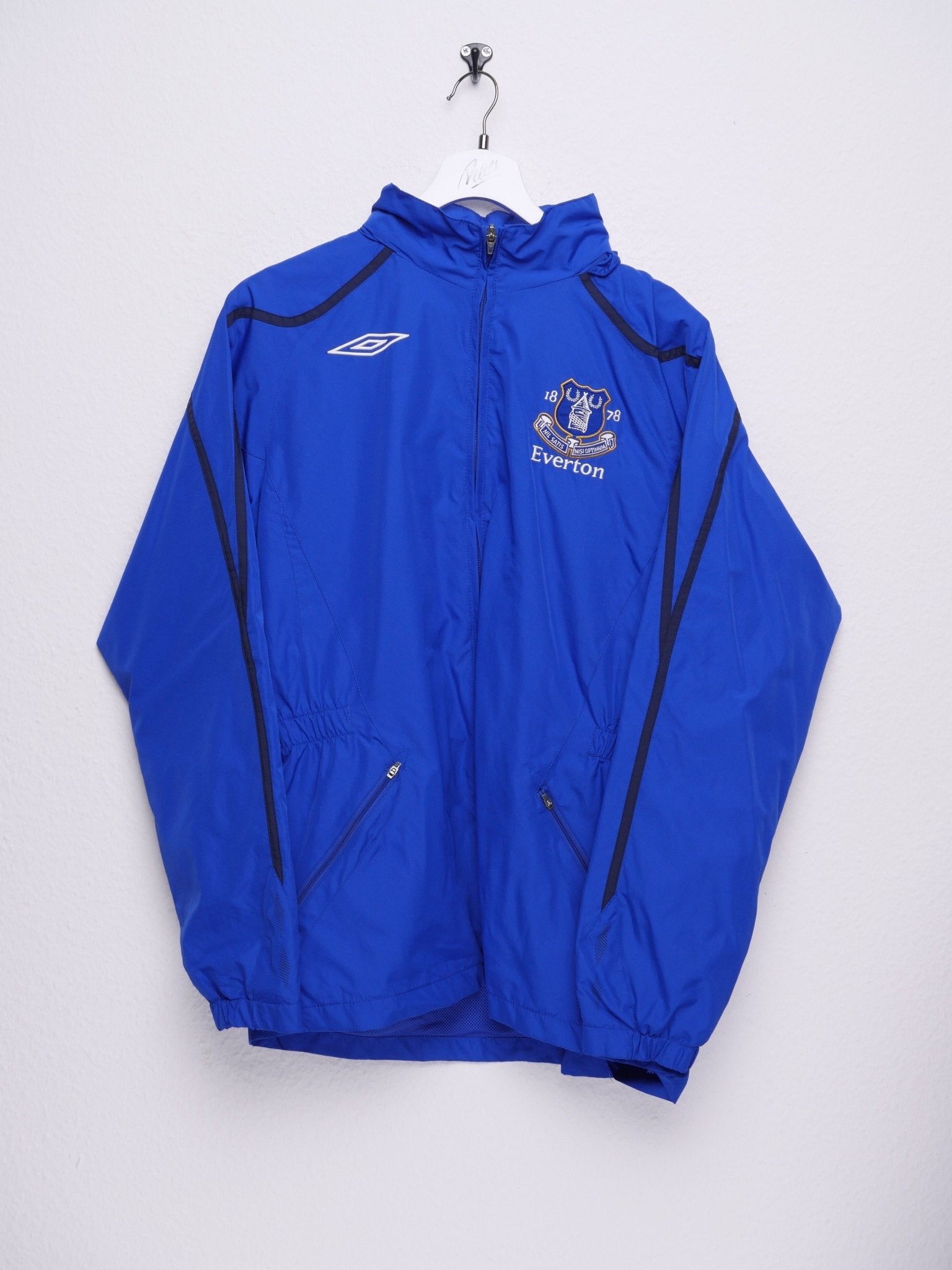 Umbro '1887 Everton' embroidered Logo blue Track Jacket - Peeces