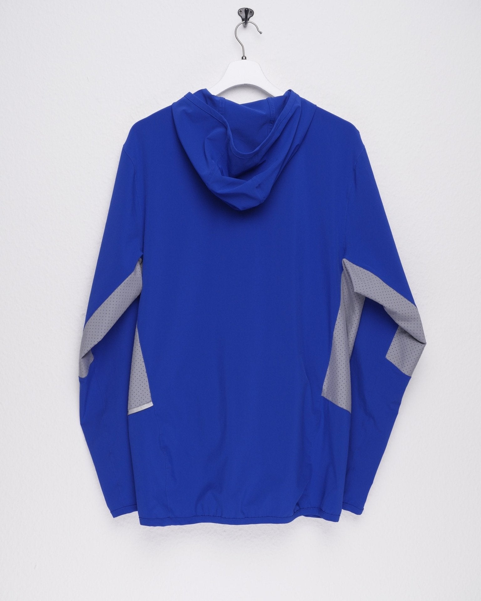 under amour embroidered Logo blue Half Zip Jersey Hoodie - Peeces