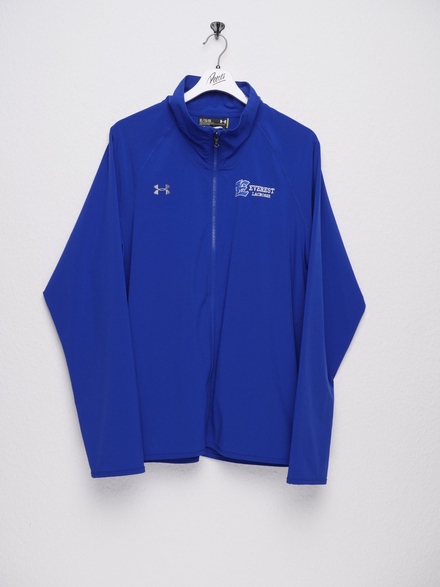 under amour Everest Lacrosse embroidered Logo blue Track Jacket - Peeces