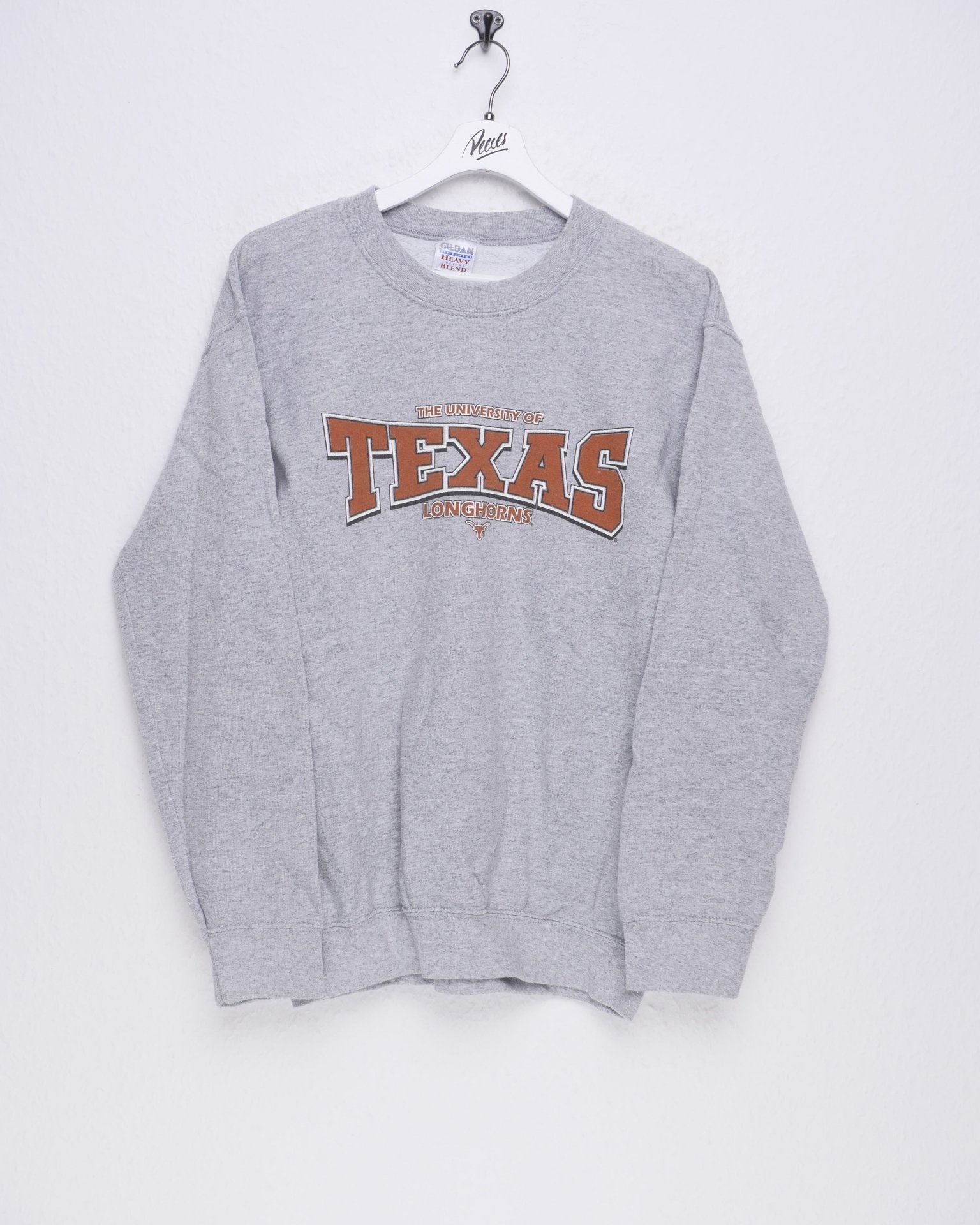 University of Texas printed Spellout Vintage Sweater - Peeces