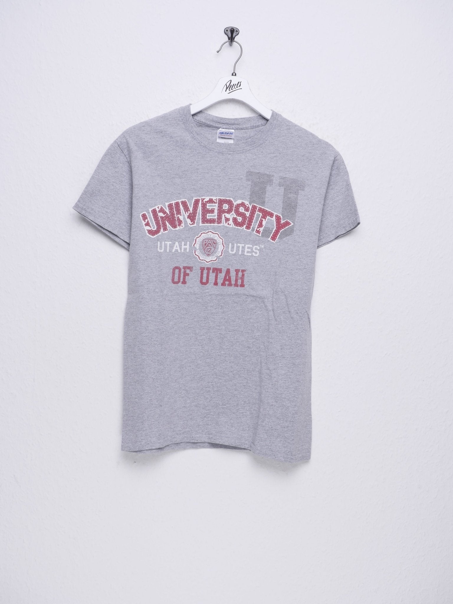 University of Utah printed Spellout Vintage Shirt - Peeces