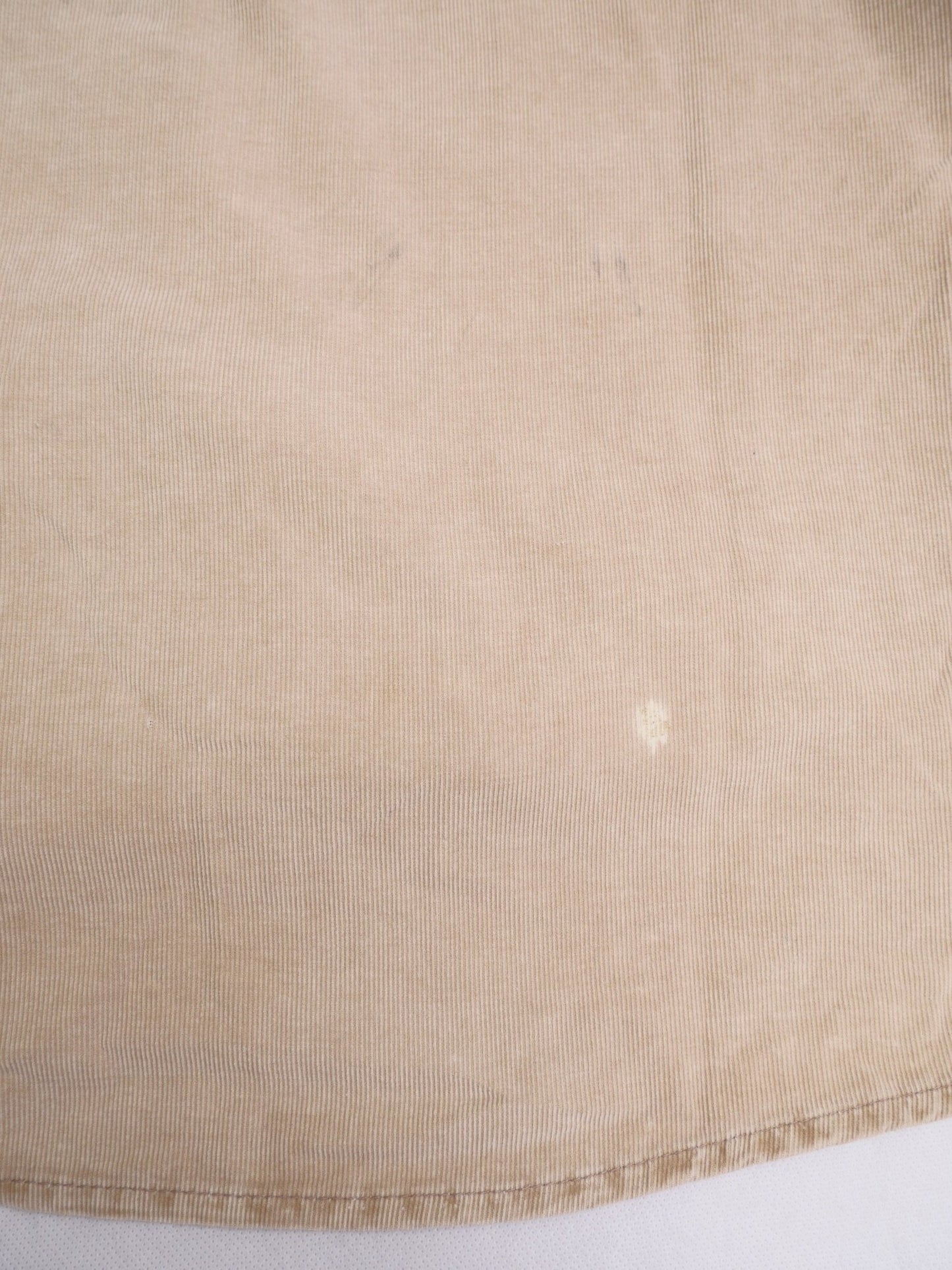 Vintage beige Cord L/S Hemd - Peeces