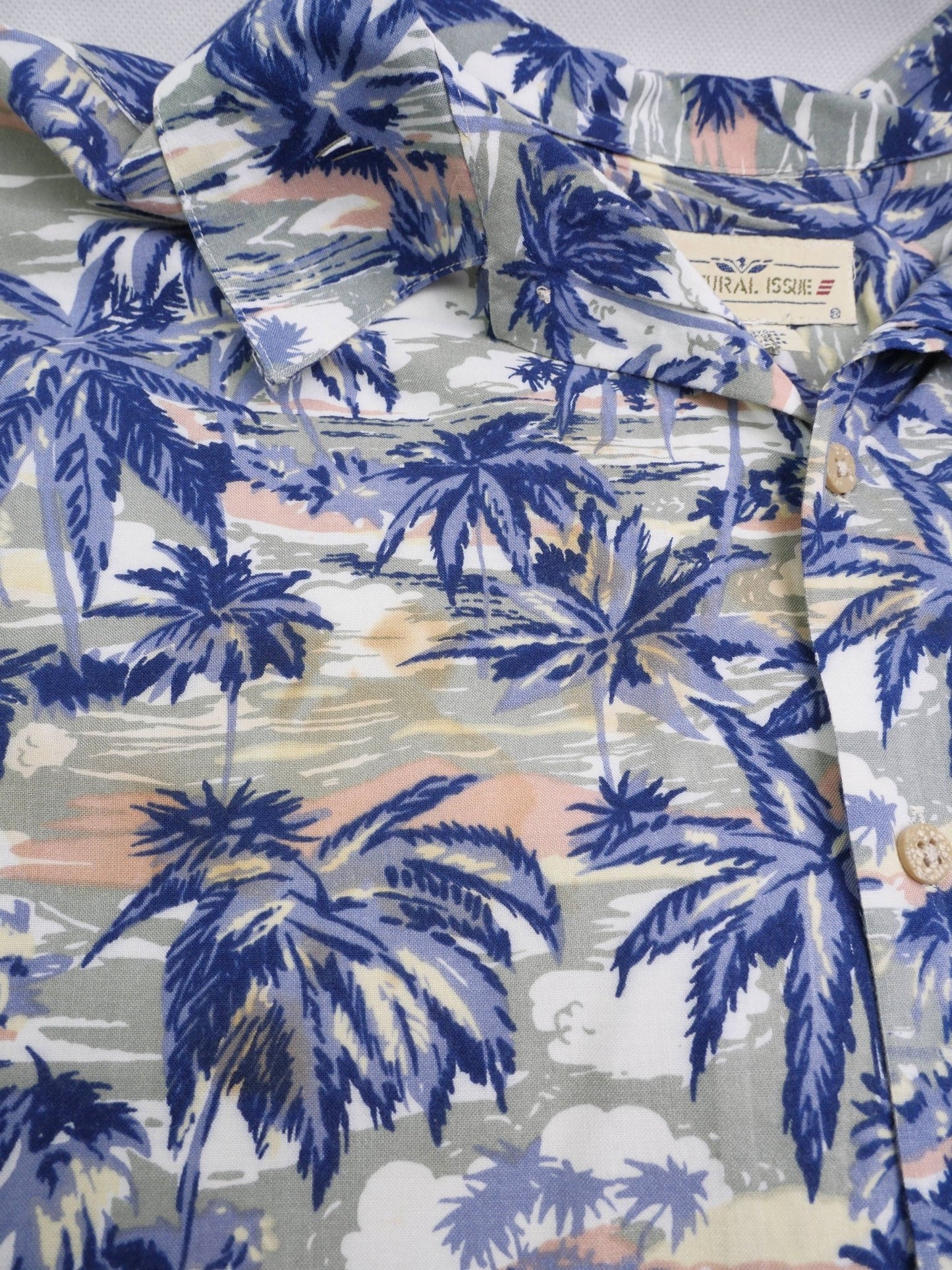 Vintage Hawaii Pattern S/S Hemd - Peeces