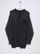 Vintage knitted L/S Polo Shirt - Peeces