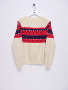 Vintage patterned knitted Sweater - Peeces