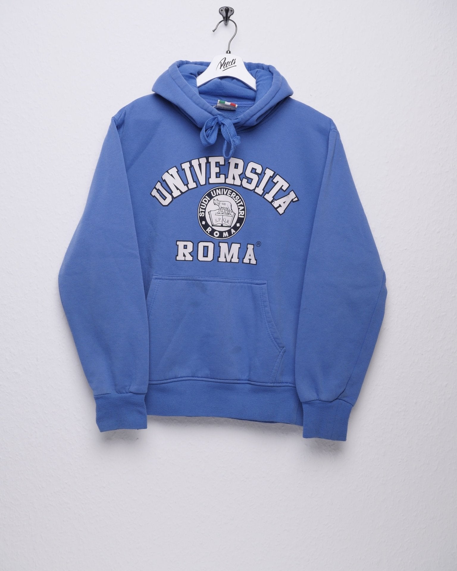 Vintage printed 'Universita Roma' Hoodie - Peeces
