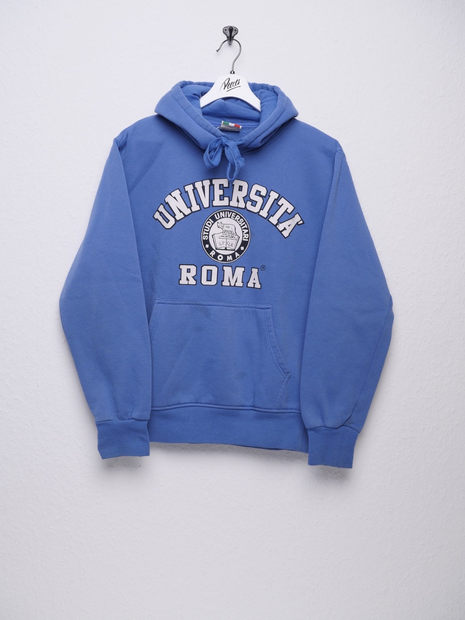 Vintage printed 'Universita Roma' Hoodie - Peeces