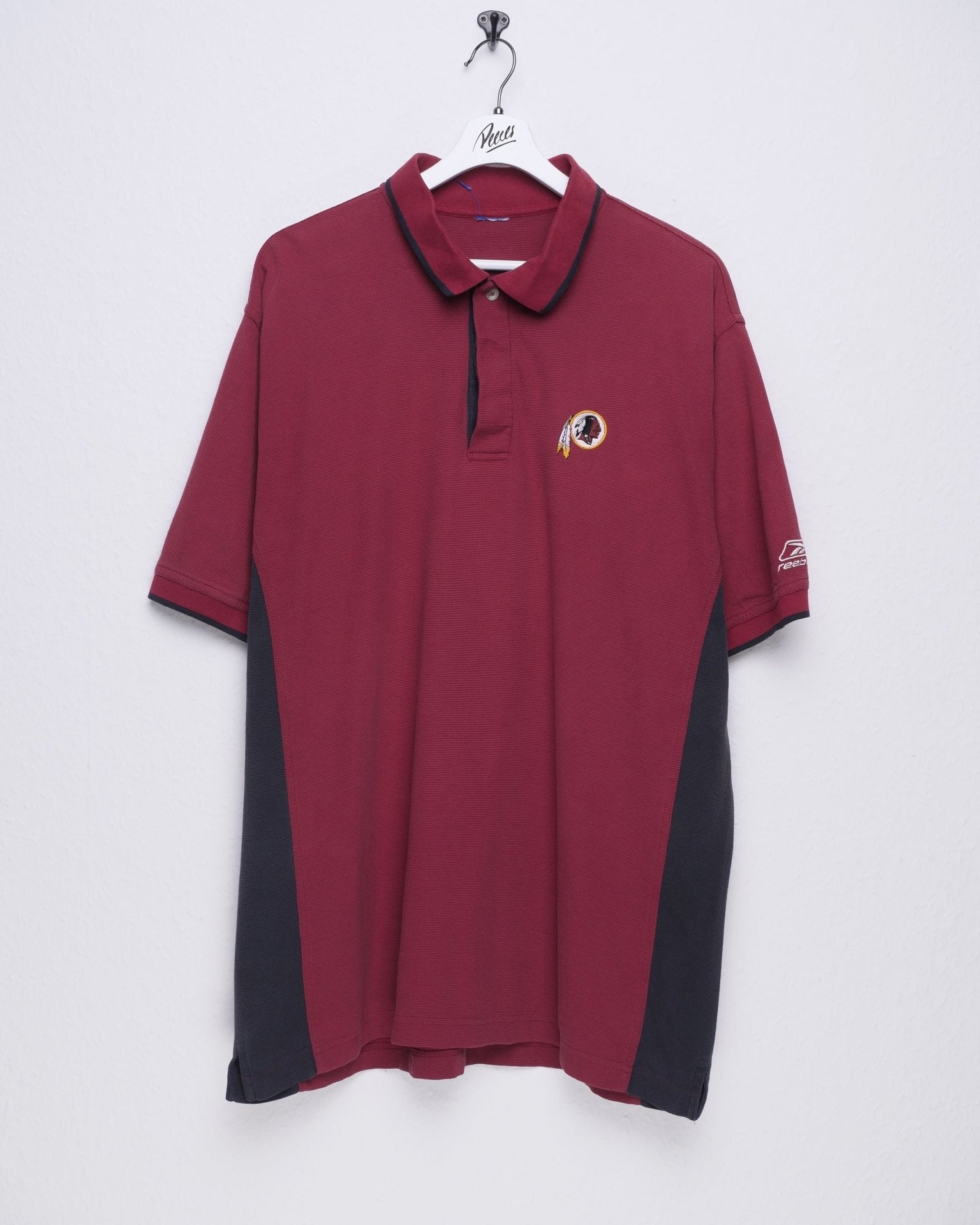 Washington Redskins embroidered Half buttoned Down Shirt - Peeces