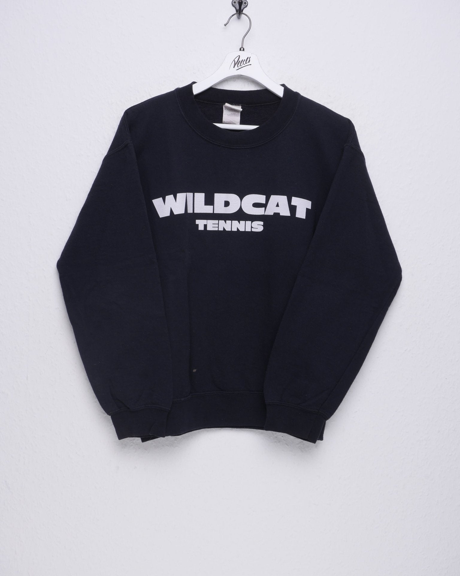 Wildcat Tennis printed Spellout Vintage Sweater - Peeces