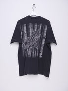 'Wolves' printed Graphic black Shirt - Peeces
