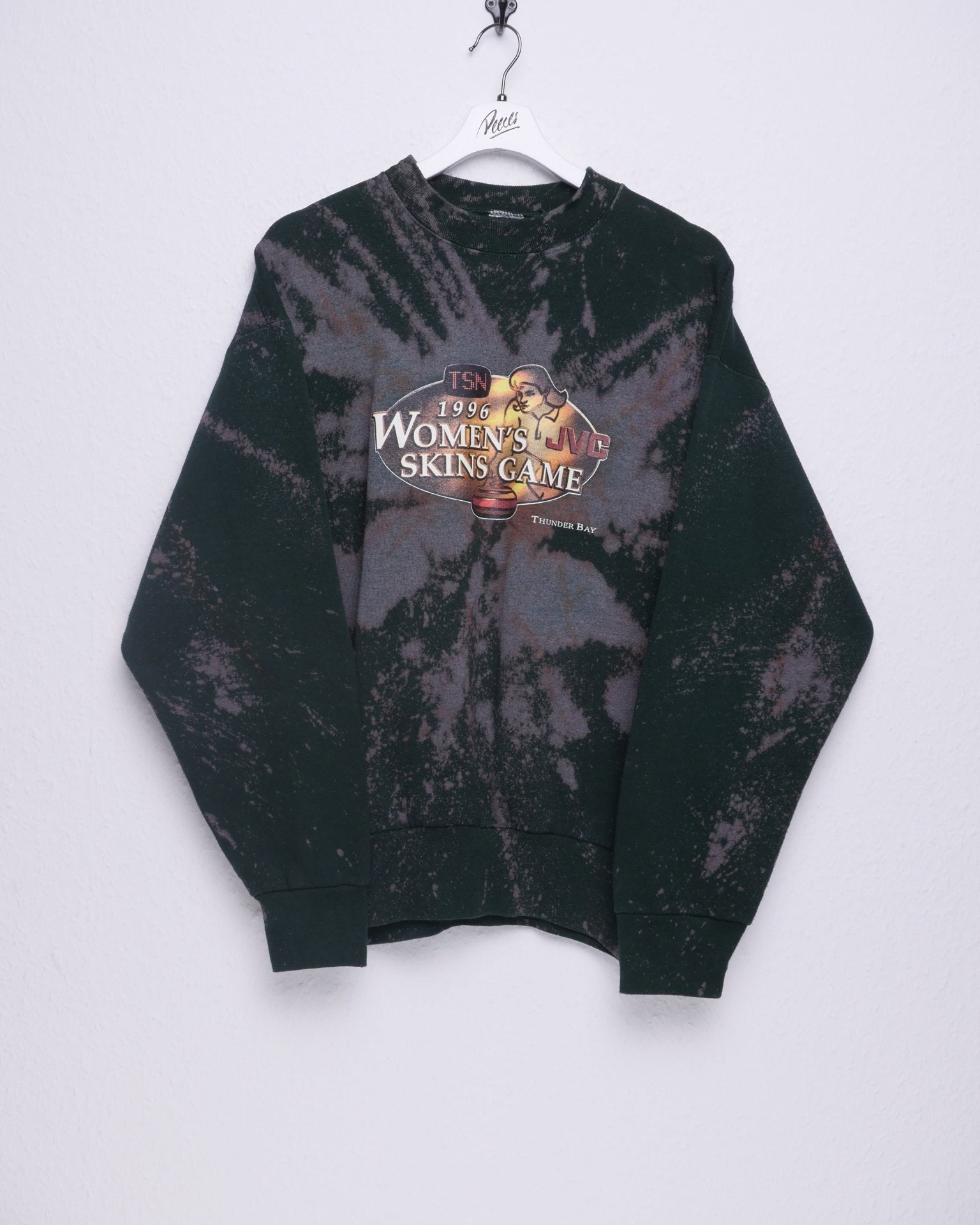 Women's Skins Game 1996 printed Logo bleached Sweater - Peeces