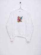 Wrangler embroidered Christman Teddy Graphic white Sweater - Peeces