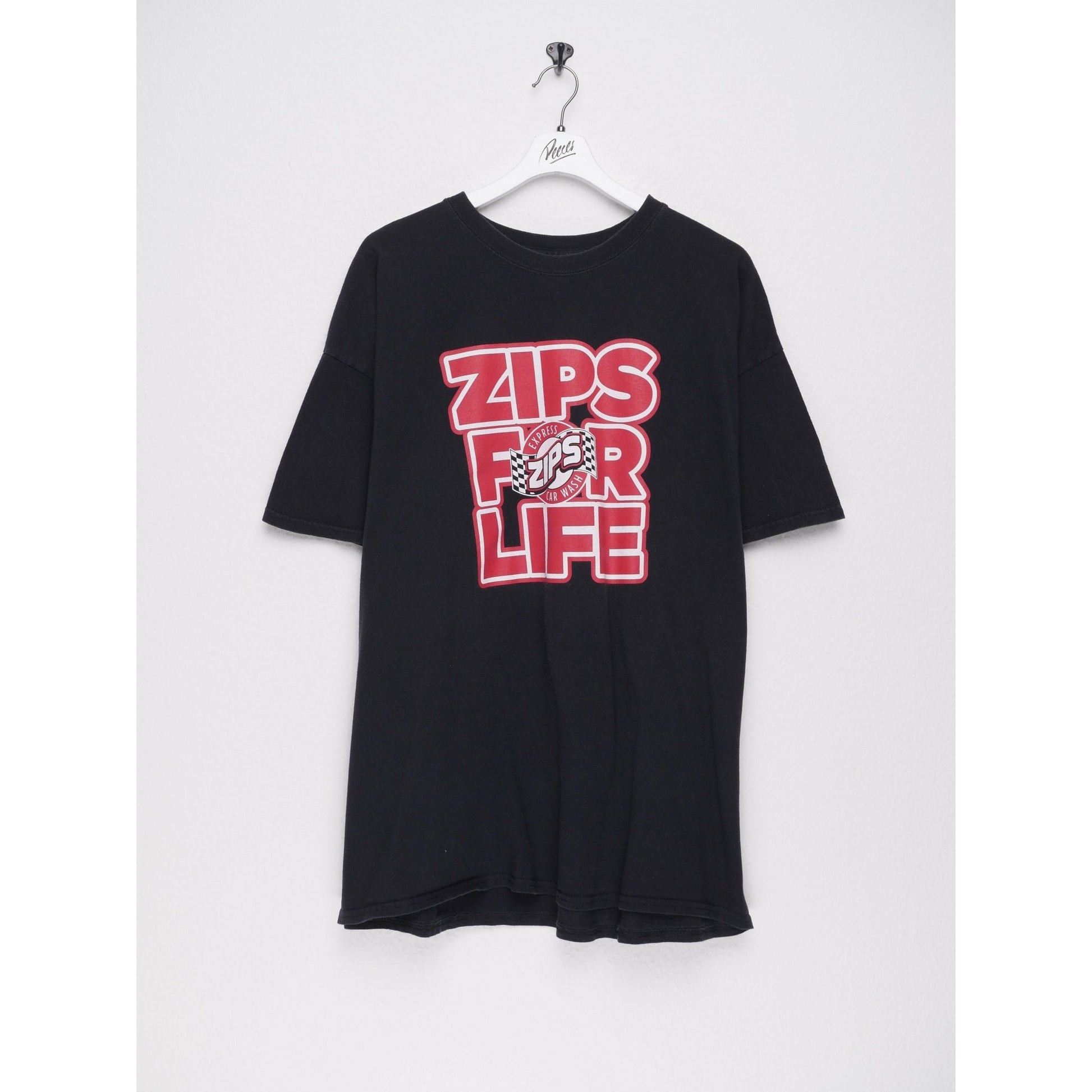 zips car wash printed graphic Shirt - Peeces